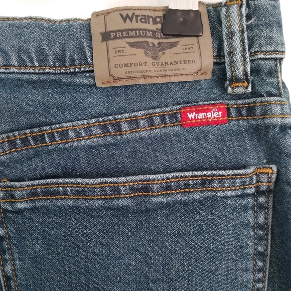 Lot of 2 boys Wrangler boot cut jeans, sz 16 Husky - Picture 5 of 11